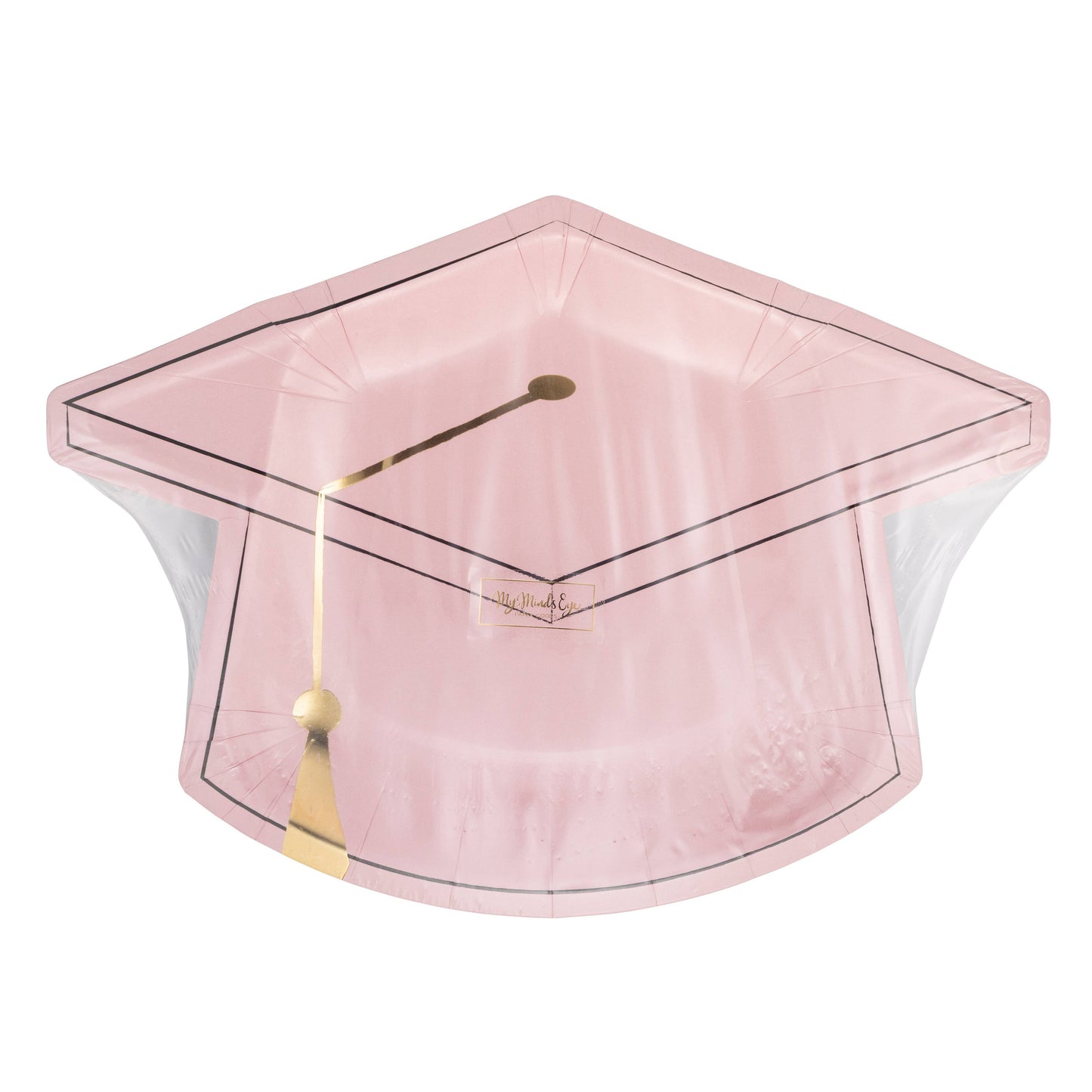 Pink Cap Shaped Plate