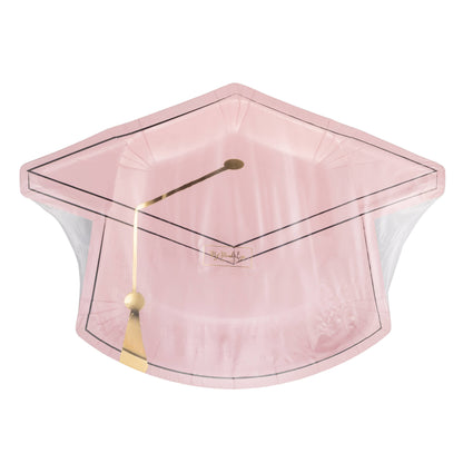 Pink Cap Shaped Plate