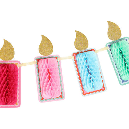 Honeycomb Candle Banner