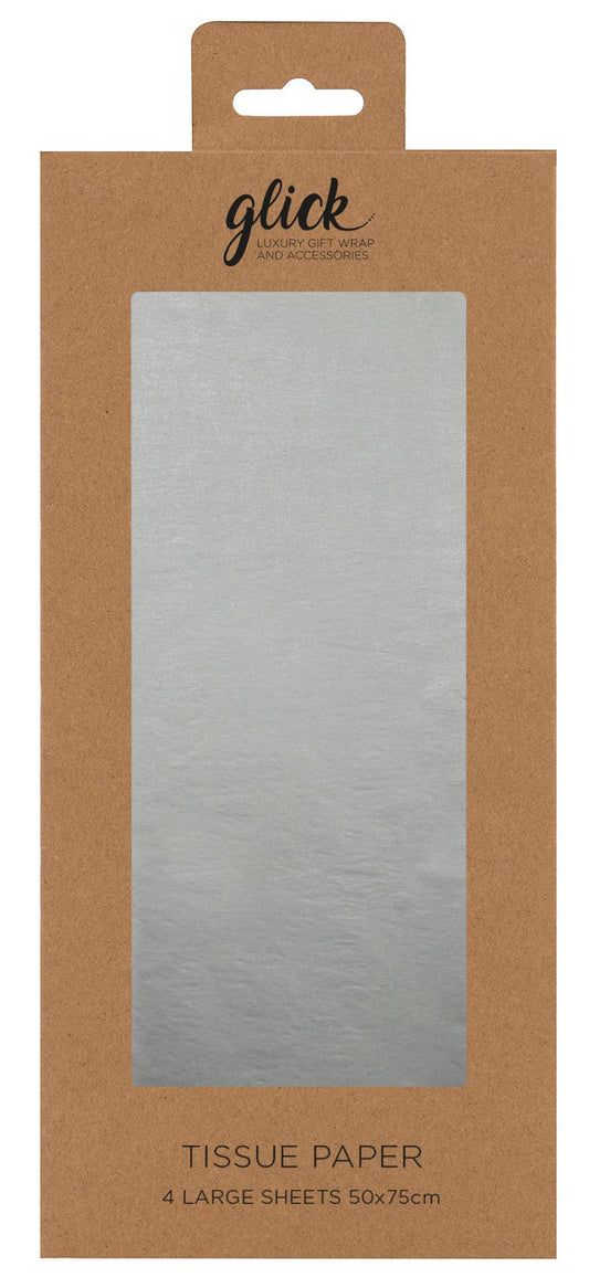 TISSUE - PLAIN SILVER
