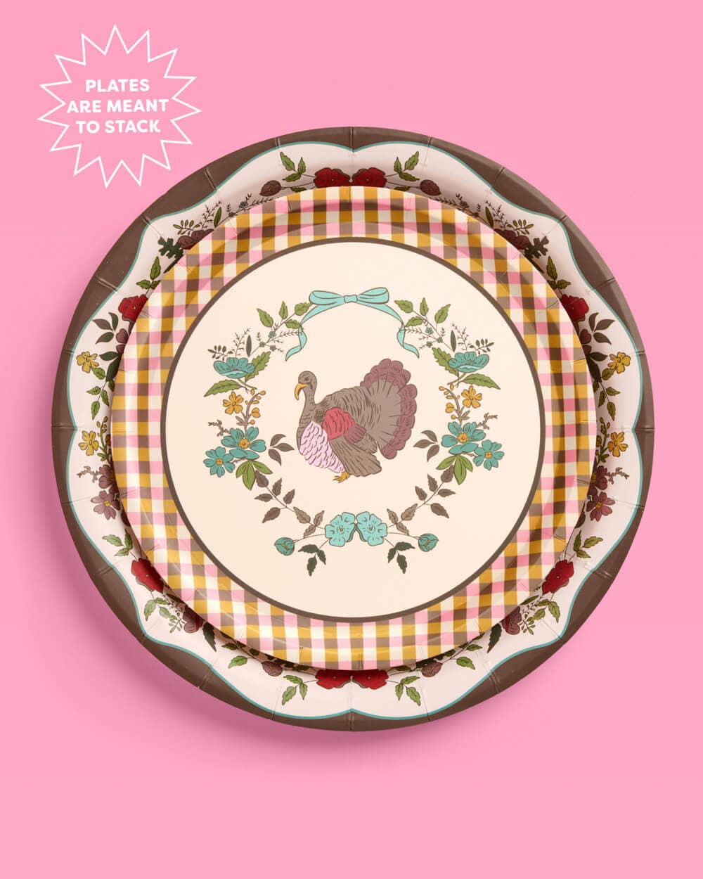 Give Thanks Thanksgiving Plate Sets