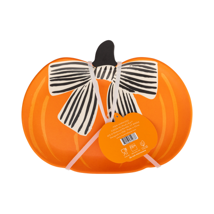 Pumpkin Bamboo Plates Set - 4