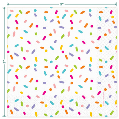 Sprinkles Party Beverage Napkins (16 Count)