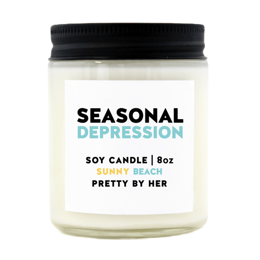 Seasonal Depression Candle | Funny Christmas Candle