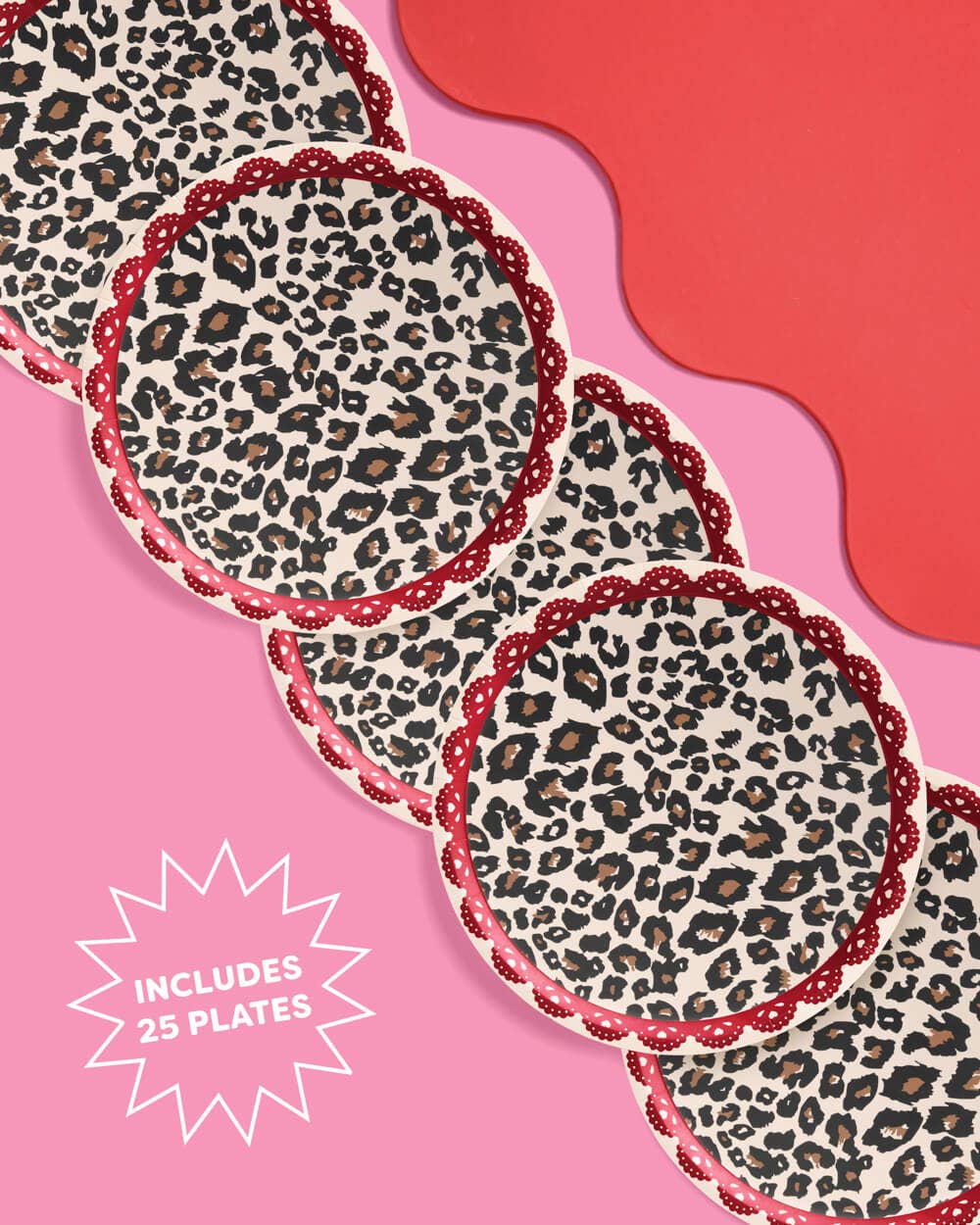 Cheetah Print Paper Plates