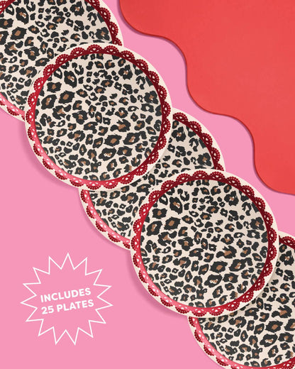 Cheetah Print Paper Plates