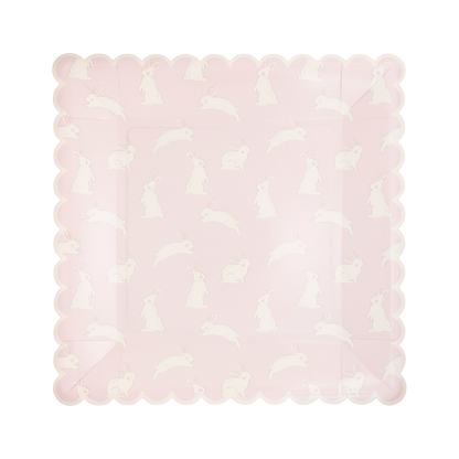 Bunny Pattern Paper Plate