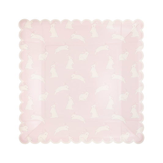 Bunny Pattern Paper Plate