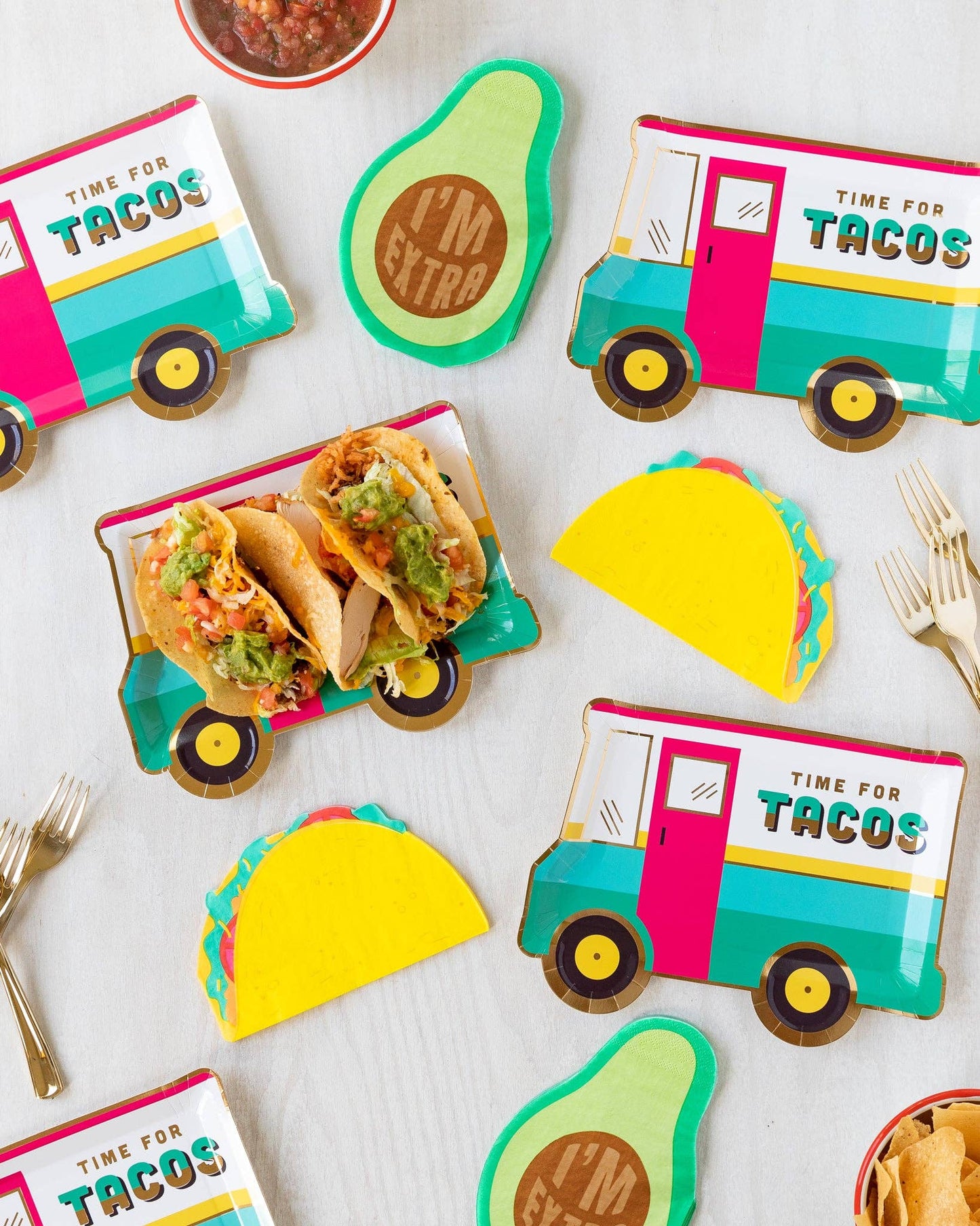 Taco Shaped Napkin