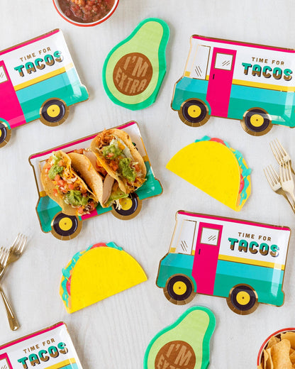 Taco Shaped Napkin