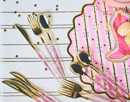 Better With Confetti Utensil Set