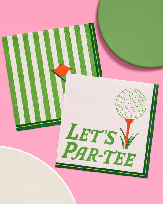 Let's Par-Tee Golf Napkins