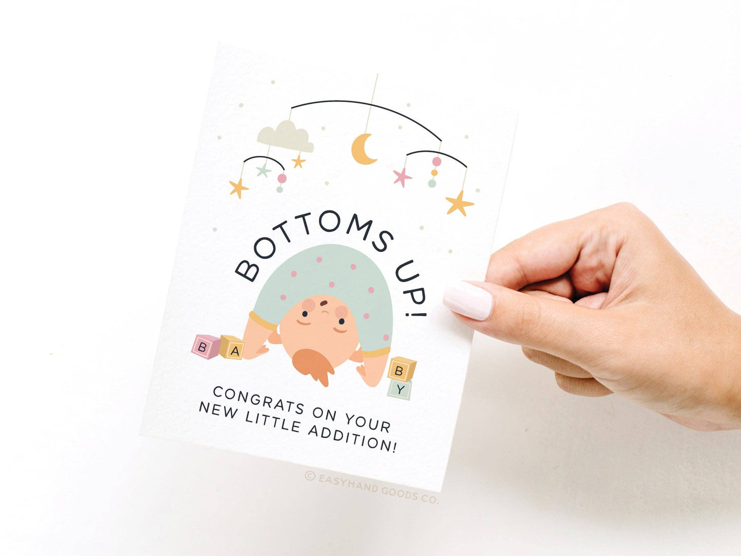 Bottoms Up Baby Greeting Card