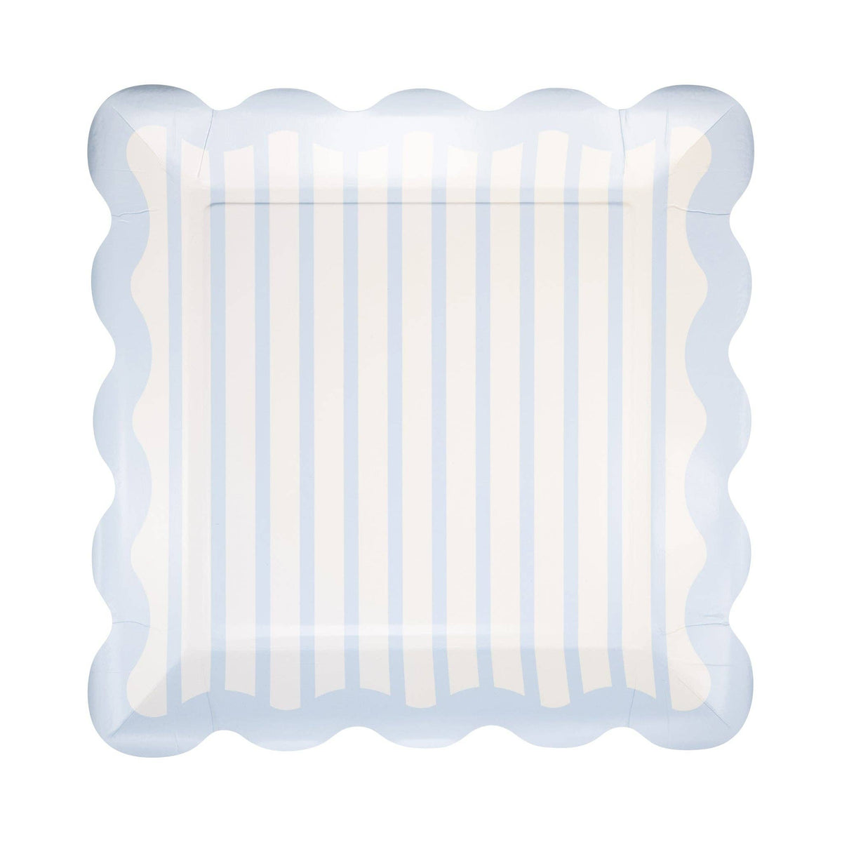 Blue Striped 10" Plate