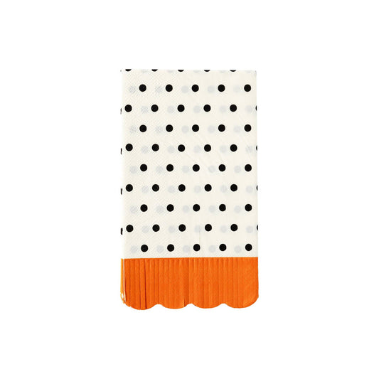 Halloween Polka Dot Dinner Napkin