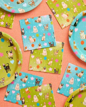 Cat Party Dinner Napkins