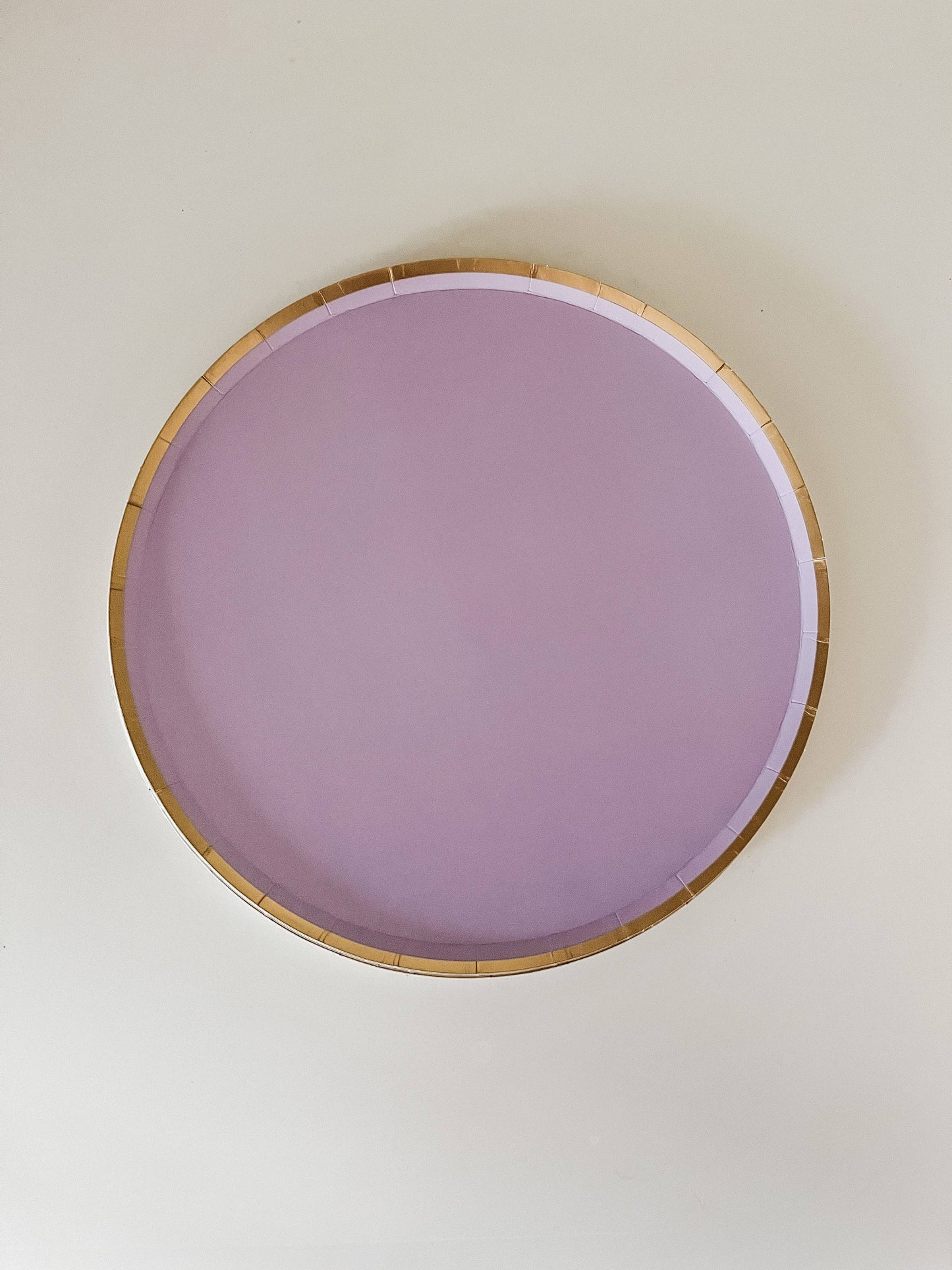 Gold & Classic Purple Plate