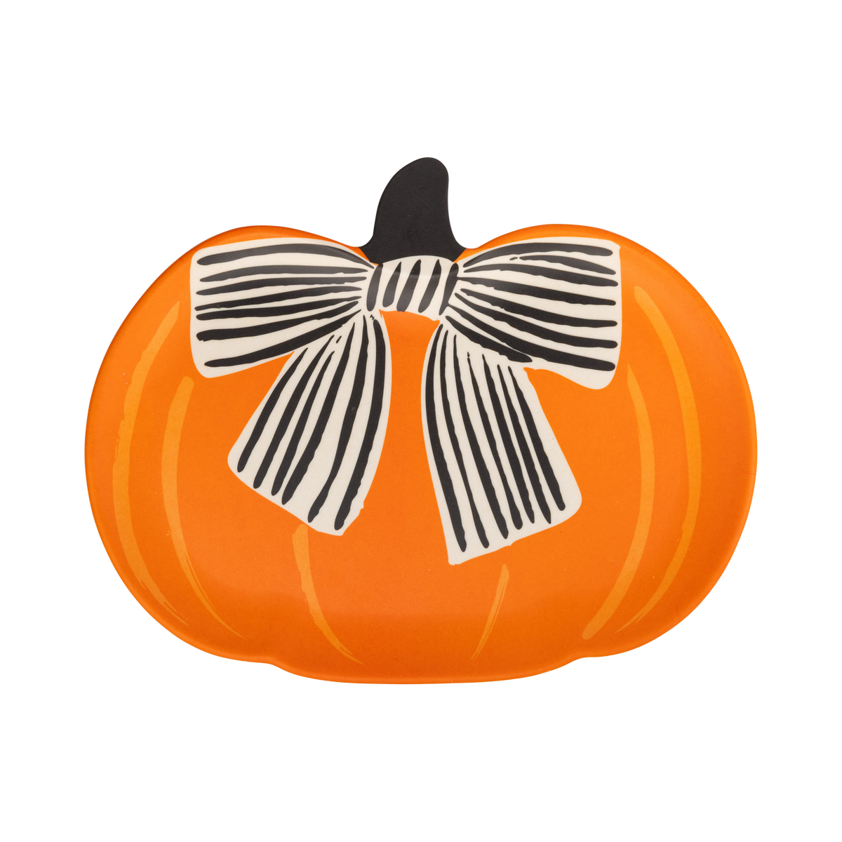 Pumpkin Bamboo Plates Set - 4