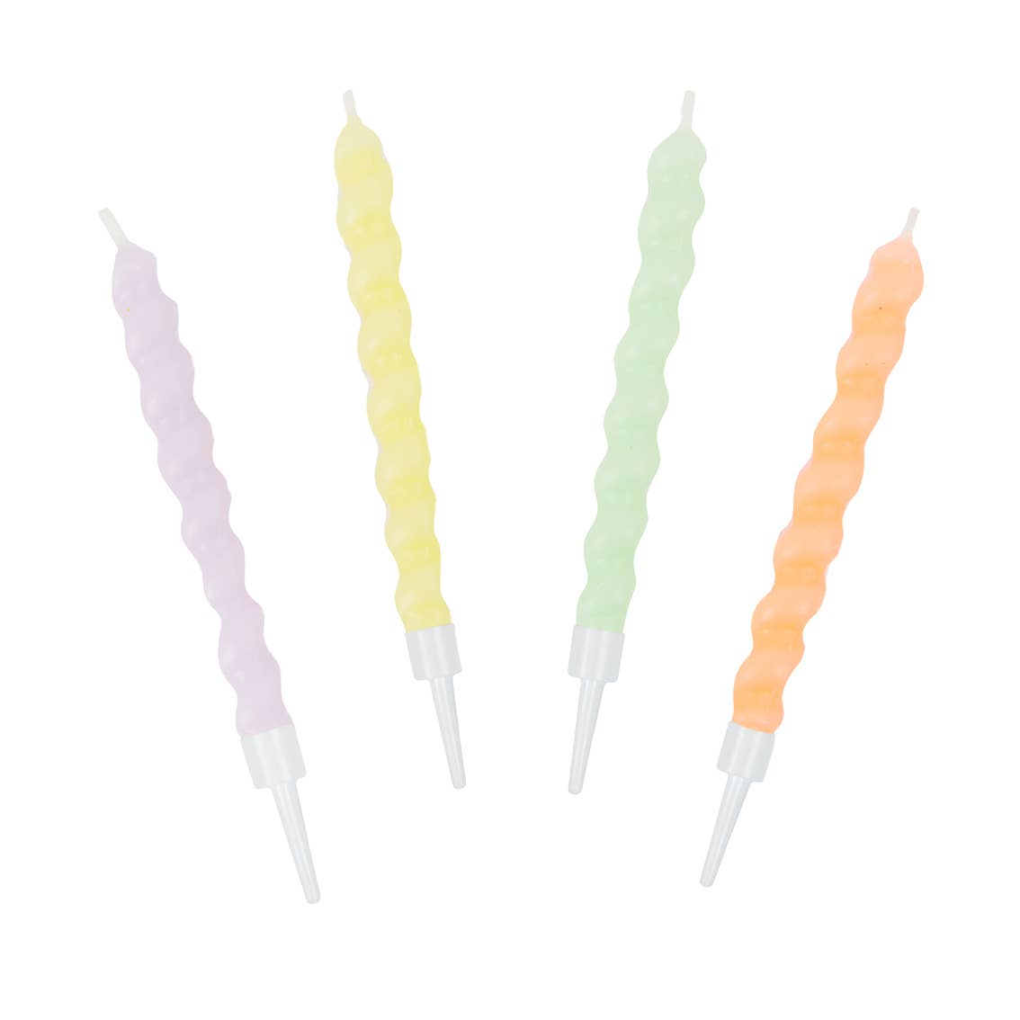 Twisted Pastel Birthday Candles | 8 Pack