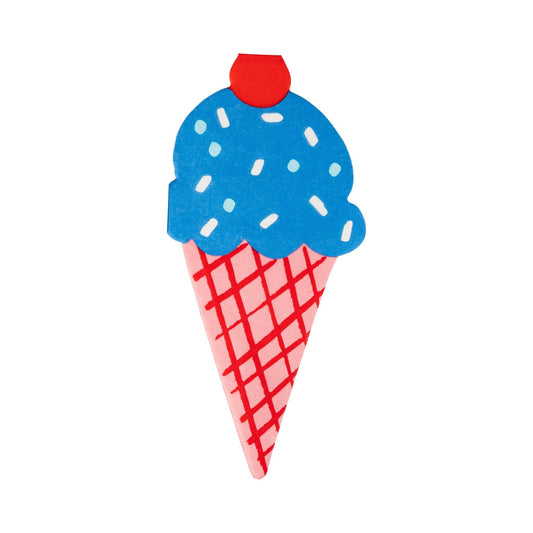 Ice Cream Shaped Dinner Napkin
