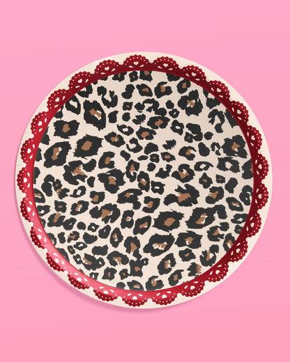 Cheetah Print Paper Plates