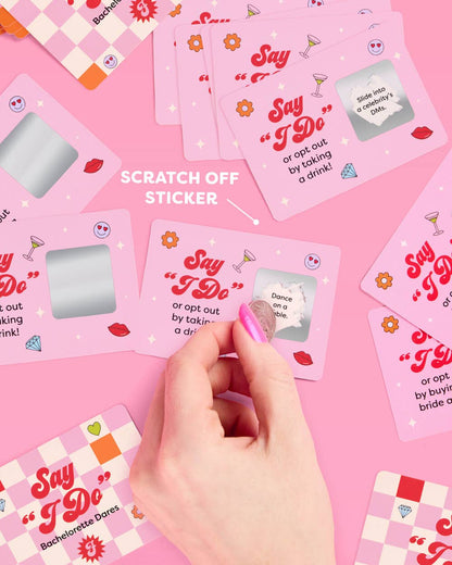 Bachelorette Scratch Off Dare Card Game