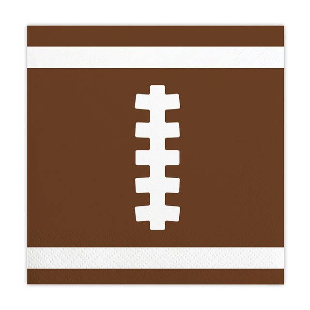 5" Bev Napkins - Football