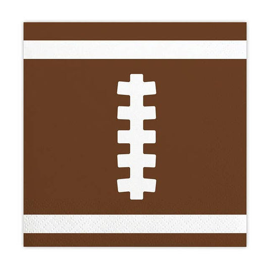 5" Bev Napkins - Football