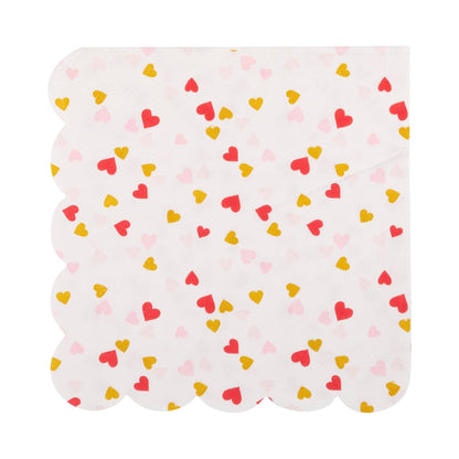Tiny Hearts Cocktail Napkin
