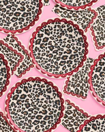 Cheetah Print Paper Plates