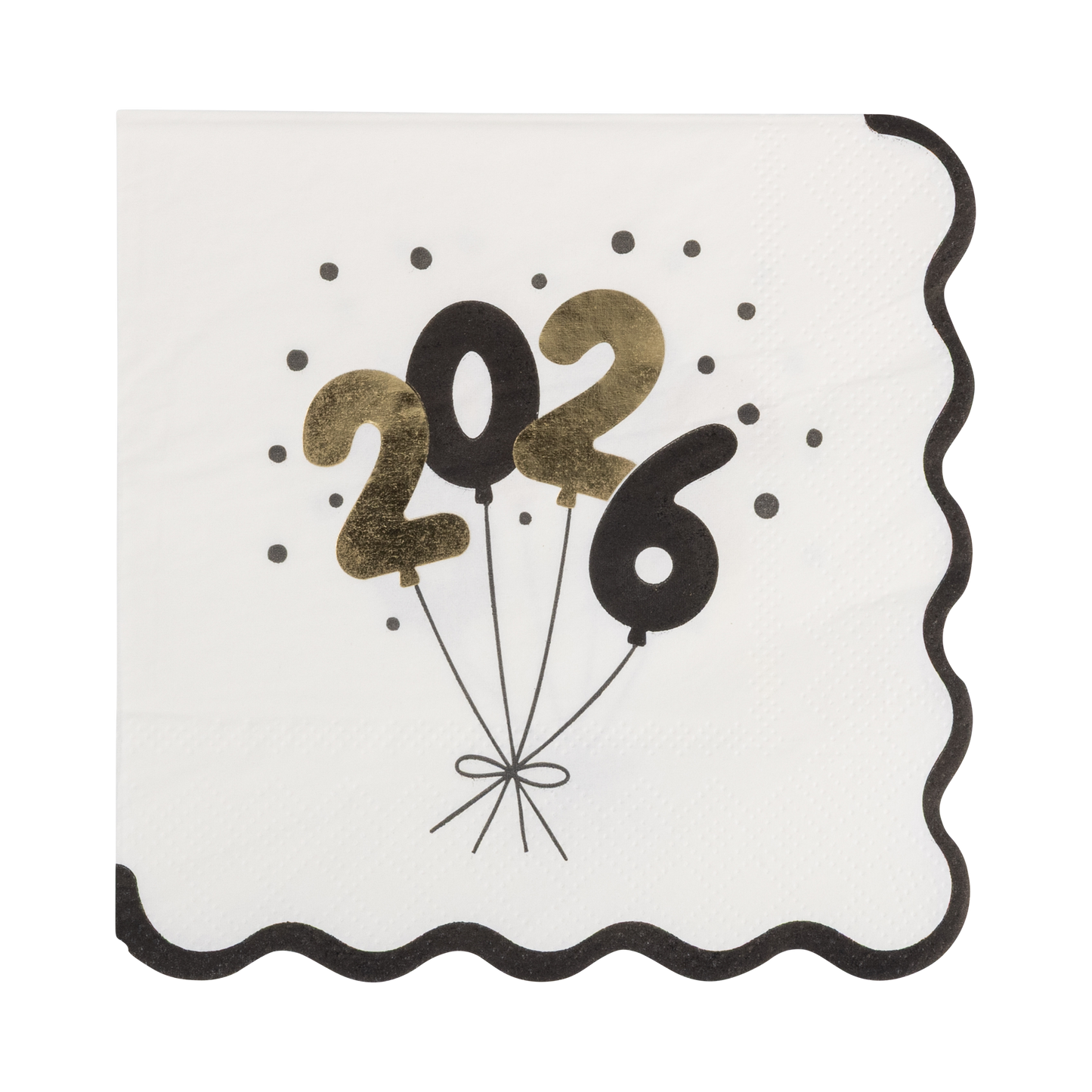 2026 Balloons Cocktail Napkin