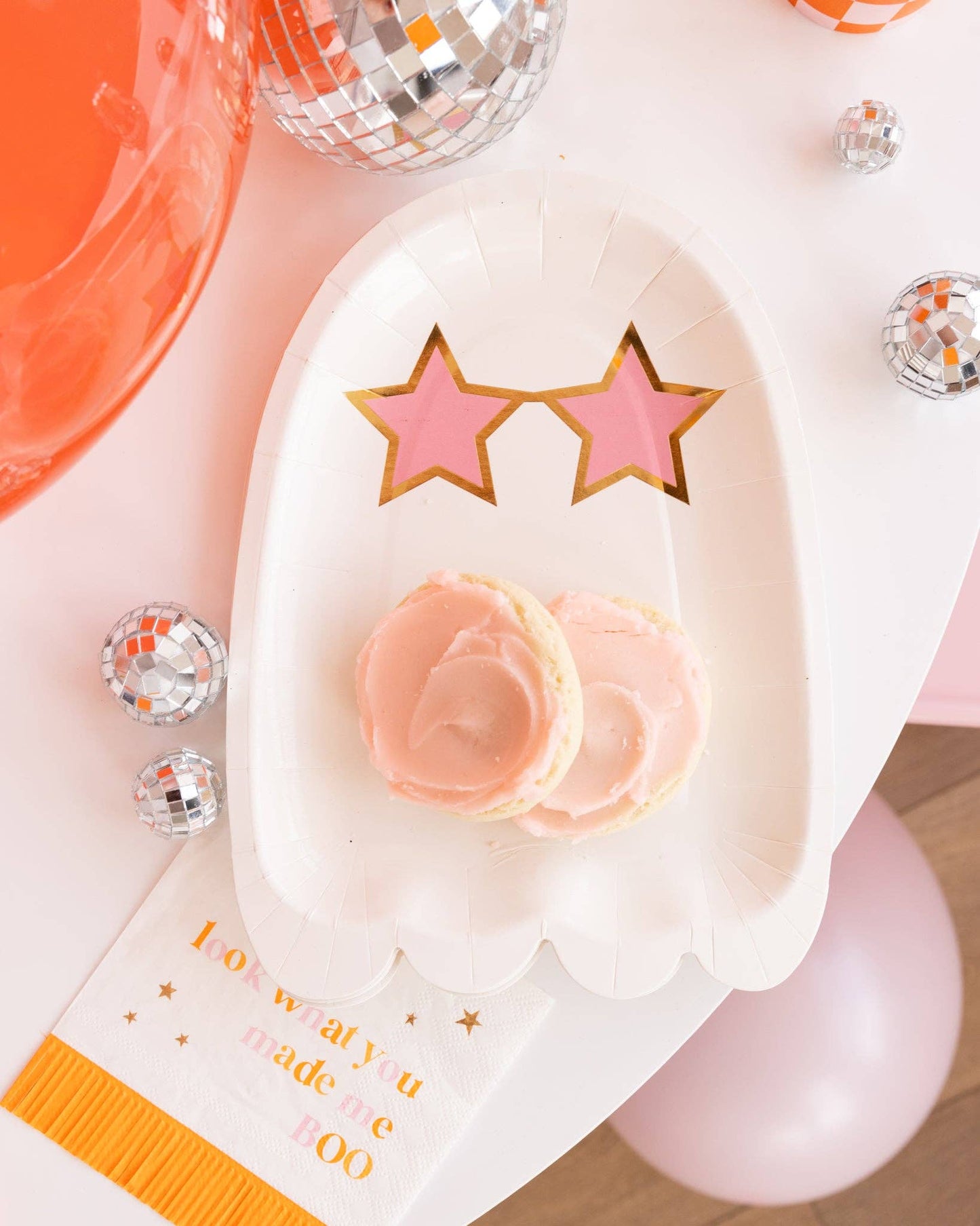 Halloween Starry Eyed Ghost Plate