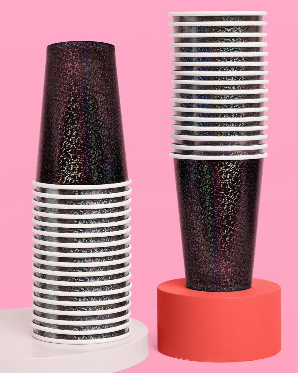 Black Shimmer Cups
