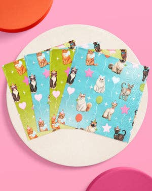 Cat Party Dinner Napkins