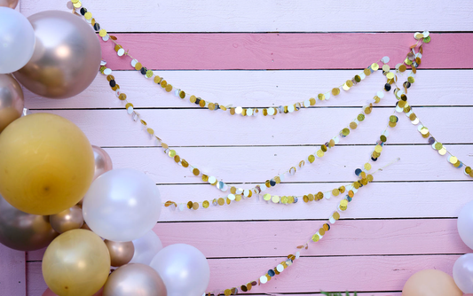 Metallic Confetti Garland