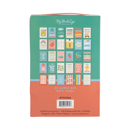 Back to School Lunchbox Notes