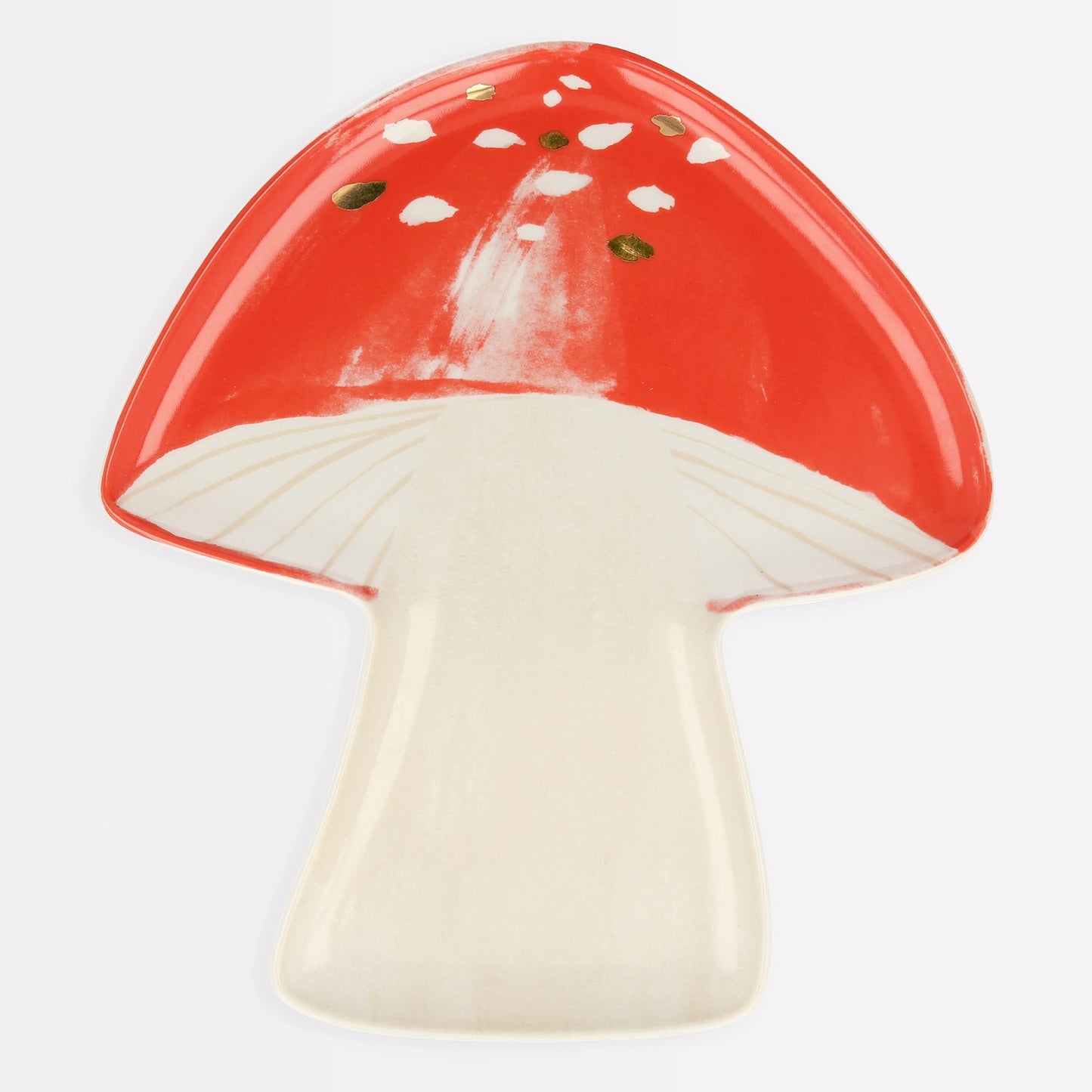 Porcelain Mushroom Plate