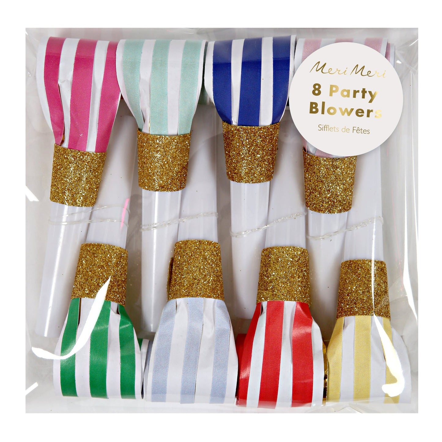 Bright Stripe Party Blowers