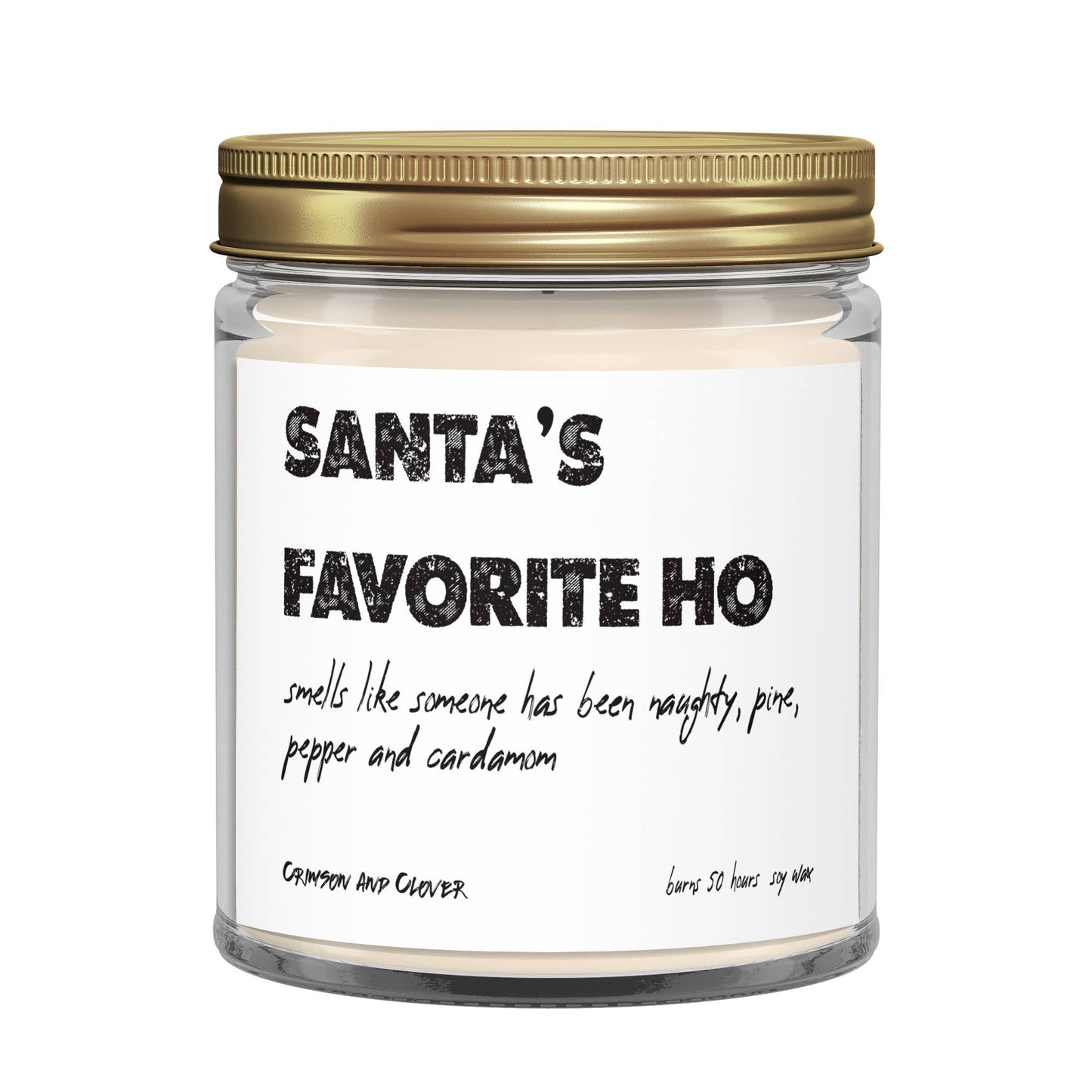 Santa's Favorite Ho Candle