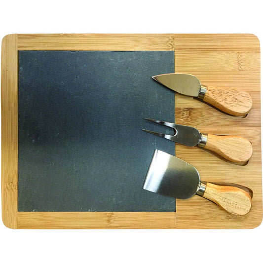 Cheese Board & Knives Set