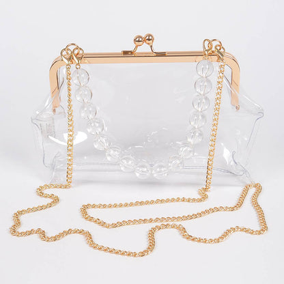 Vintage Clear Clutch