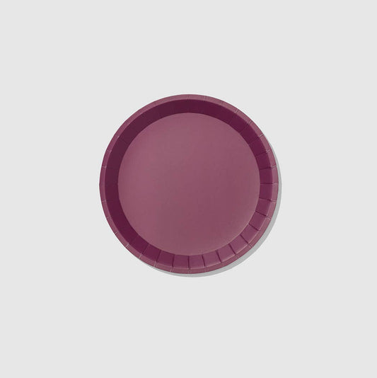 Plum Paper Plates - Small