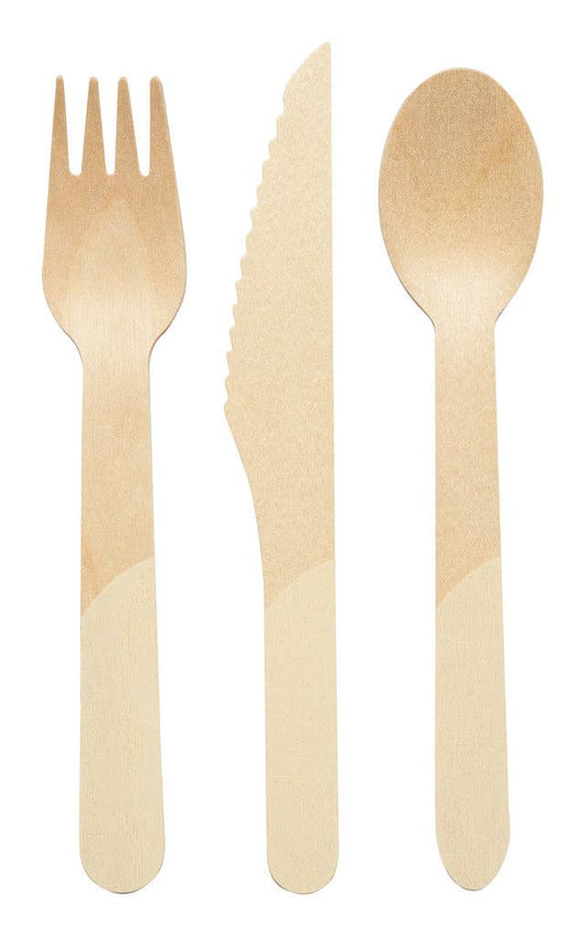 Wood Cutlery- Cream