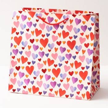 Painted Hearts Gift Bag