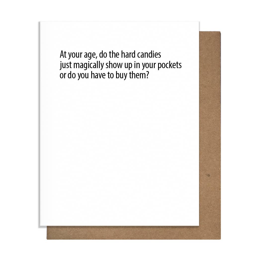 Hard Candies - Birthday Card