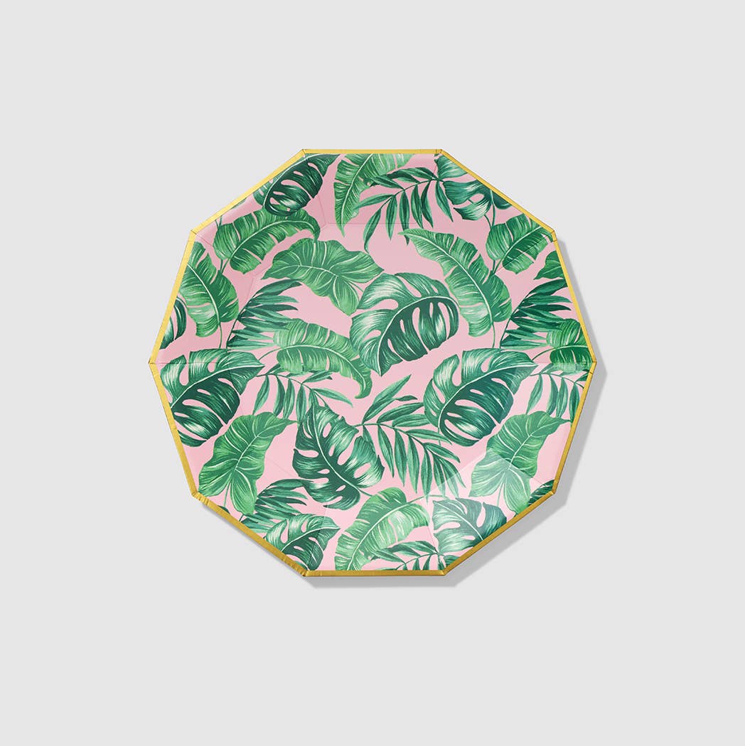 Palm Leaves Paper Plates - Large