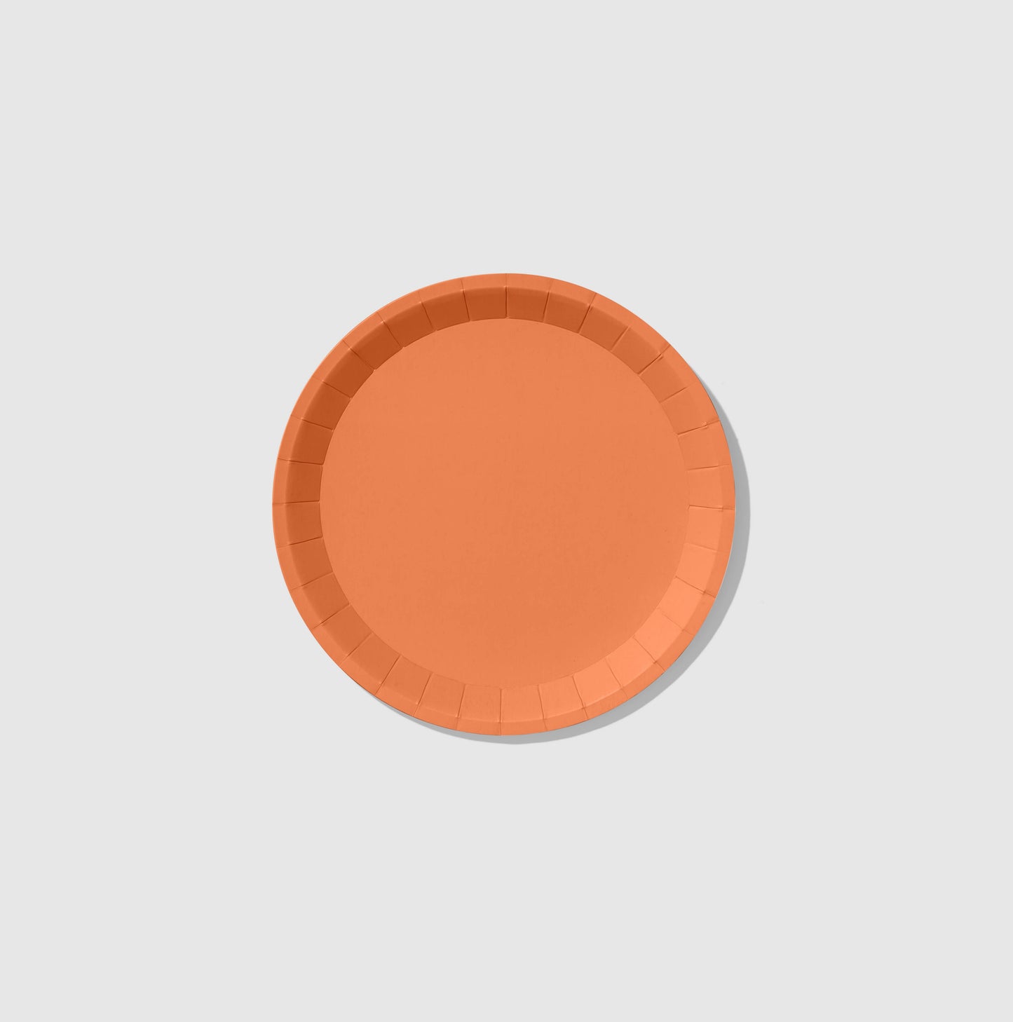 Orange Paper Plates - Small