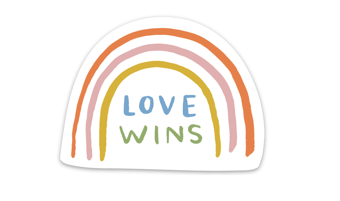 Love Wins Vinyl Sticker