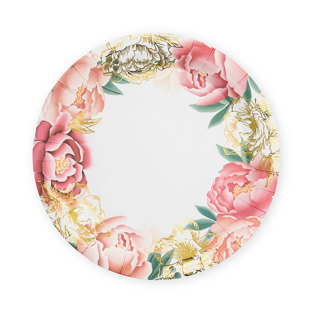 Modern Floral Dinner Plate