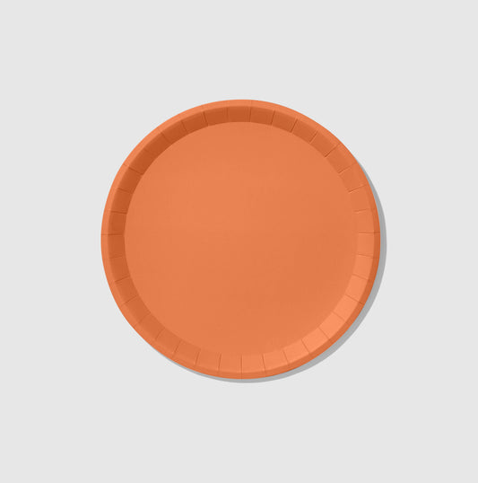 Orange Paper Plates - Large